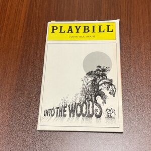 Playbill Into the Woods Program